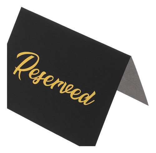 Letrero De Papel Reservado Para Mesa Reservado Para Fiestas,