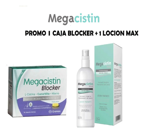 Promo Megacistin Blocker Dht Edicion 2022+ 1 Locion Max 120