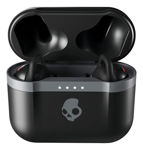 Audífonos in-ear gamer inalámbricos Skullcandy Indy black con luz LED - Excelente (Reacondicionado)