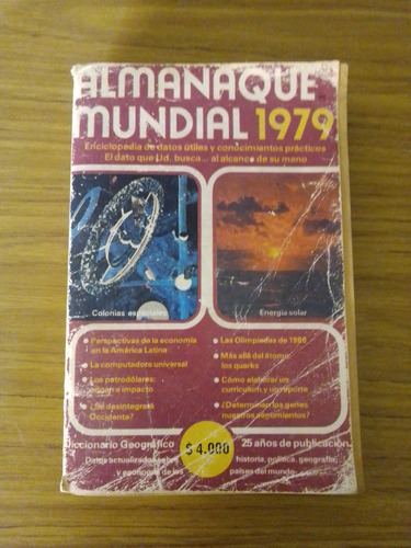 Lote 2 Libros Almanaque Mundial Años 1979 Y 1975