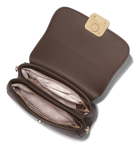 Bolsa Crossbody Enso Mujer Eb244302cb Cafe Color Marrón