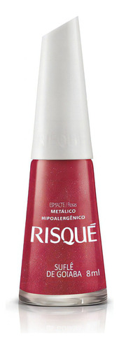 Esmaltes Risqué Tonos Rosas 8ml Color 330 Sufle Goiaba