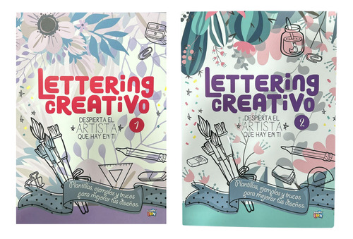 Pack X2 Libros Lettering Creativo Tomo 1 Y 2