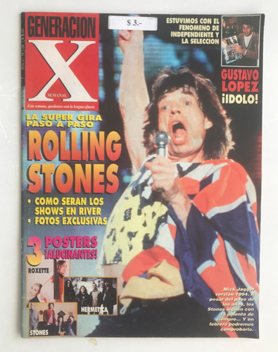 Rolling Stones - Revista Generación X Argentina. Impecable