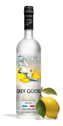 Vodka Grey Goose Le Citron. Origen Francia. 1 Litro.