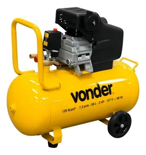 comprar Motocompresssor De Ar Vonder Mcv 50, 50 Litros, 220v Cor Amarelo