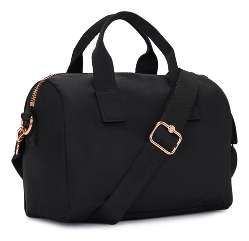 Bolsa Kipling Shoulder Bag Bina M De Mujer Rose Black Lisa Cobre Negro