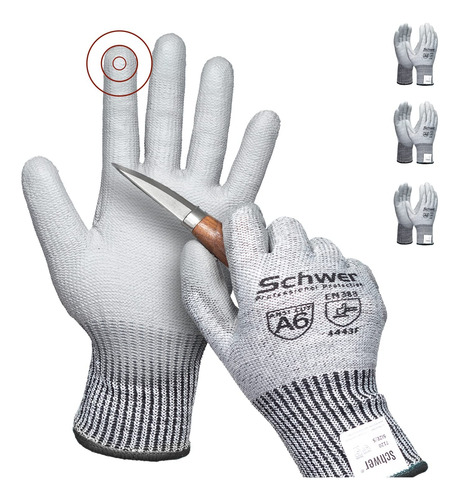 Guantes De Trabajo Anticorte Air-soft Ar7120 Pantalla Táctil