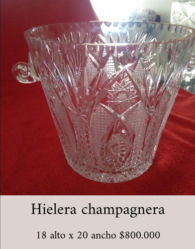 Hielera Champanera Cristal 