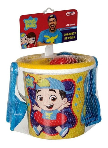 Brinquedo De Praia Baldinho Infantil Luccas Neto Original