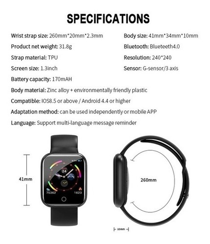 Reloj Inteligente Bluetooth De Whatsapp