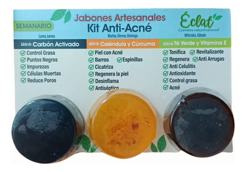 Pack X3 De Jabón Anti Acné - g a $111