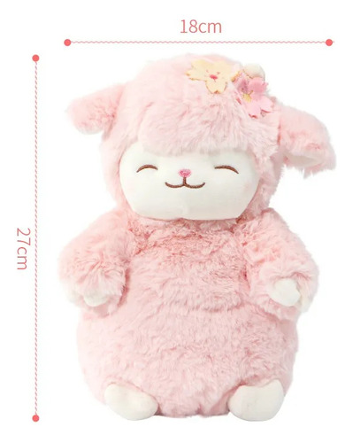 Ed 3 Unidades Corderito Tulipán Cordero Peluche Felpa Tik To