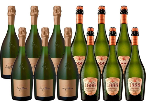 Champagne Luigi Bosca Brut Nature Blend + Sidra 1888 750ml