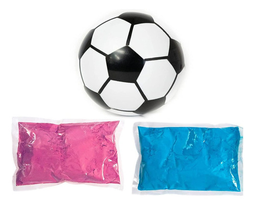 Balón De Revelación De Género Fútbol Azul Y Rosa Fiestas Sex