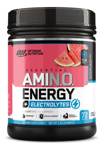 Suplemento Electrolitos De Energía Amino De Sandía De 1.51lb