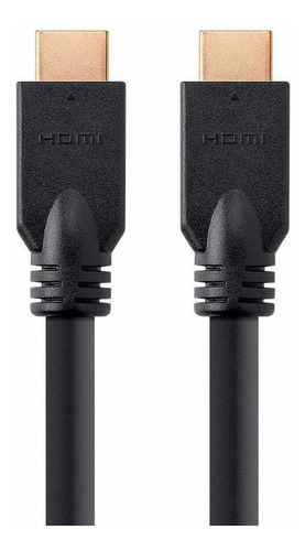 Cable Hdmi De Alta Velocidad Monoprice - 50 Pies - Negro | Sin Logotipo, 1080p A 60hz, 10.2gbps, 24awg, Cl2 - Serie Come