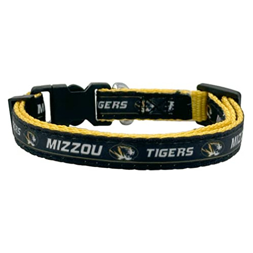 Ncaa Cat Collar Missouri Tigers Collar De Gato Satinado Coll