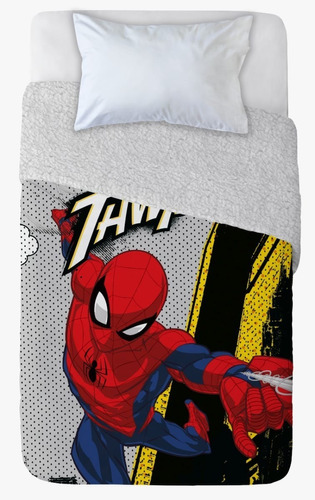 Frazada Sherpa Termica Chiporro Spiderman 150x200 / Jp Ideas