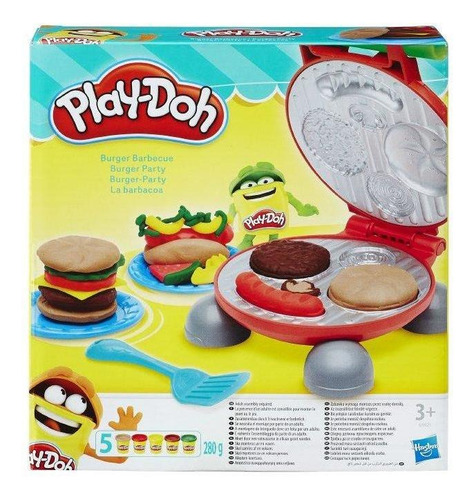 Hamburguesas A La Parrilla Play Doh