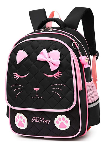 Mochila Escolar Junlion Con Diseno De Gatito