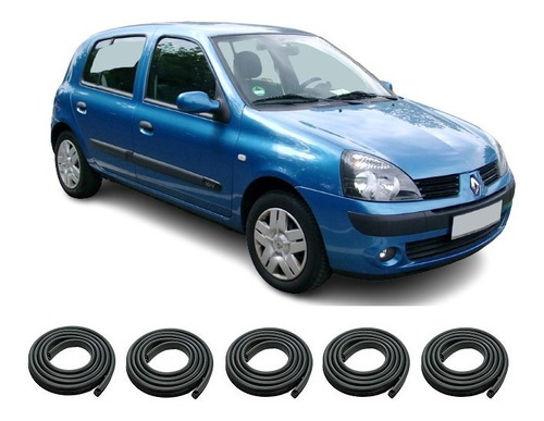 Renault Clio Ii 5p Burletes Puertas Delanteras Traseras Baul