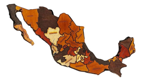Rompecabezas Mapa De La Republica Mexicana