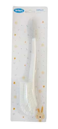 Imagen 1 de 3 de Cepillo Priori Para Mamaderas Y Tetinas Bebes Color Blanco