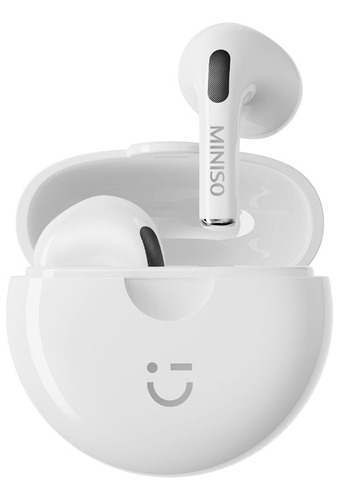 Auriculares Intraurales Inalámbricos Bluetooth Miniso Mct07 Color Blanco