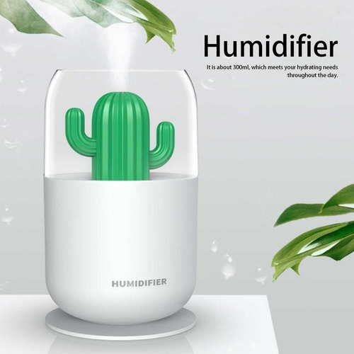 Humidificador Mini Usb Cactus Hogar Dormitorio Pulverizador