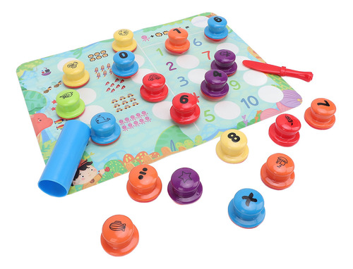Juego De Sellos De Arcilla Diy Para Niños, Juguete Ligero Y