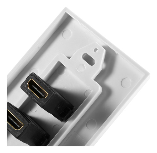 Cubierta Frontal Ethernet Chapada En Oro Con Placa De Pared