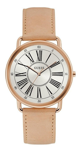 Relógio Guess Feminino Rosê Couro 92701lpgtrc1