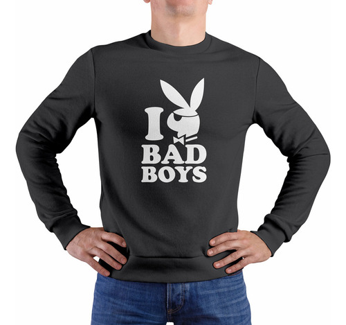 Polera I Love Bad Boys (d0266 Boleto.store)