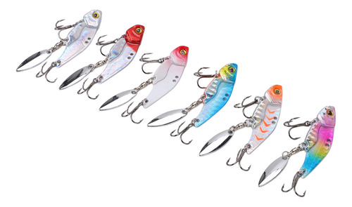 Cebo Artificial Duro De 5 Cm, 6 Unidades, Señuelo De Pesca C