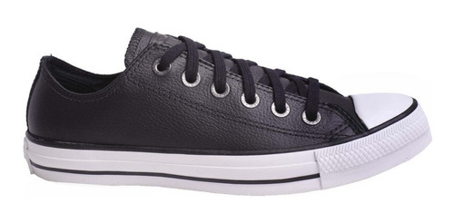 Converse Zapatilla Unisex All Star Ct Leather Ox Negro Ras