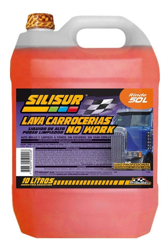Lava Carrocerías No Work Profesional Camiones Silisur 10lt
