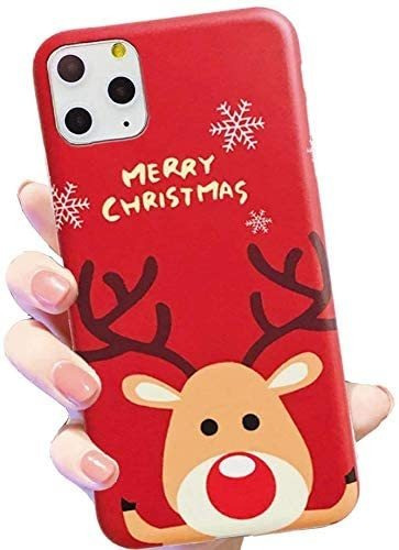 Funda Para iPhone 12 Pro Max (diseno Navidad Reno)