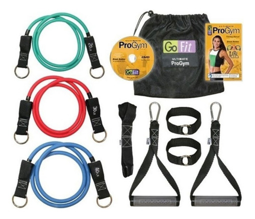 Kit Ejercicio En Casa Gofit Ultimate Progym Con Dvd
