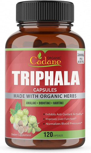 Triphala Extract 3000mg 120u- Salud Arterial-digestiva-detox