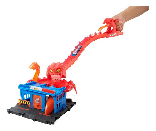 Pista Hot Wheels Nemesis Ataque Escorpion Flexible