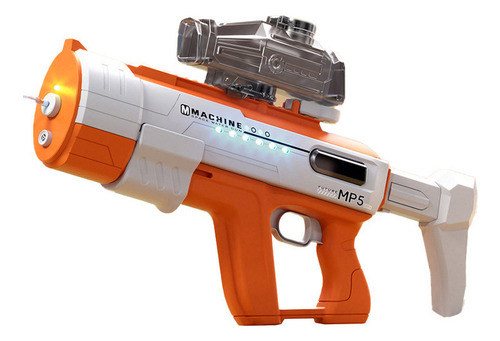 Pistola De Agua Eléctrica Mp5 Con Luz Y Visor