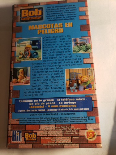 Bob El Constructor- Mascotas En Peligro (Usado)
