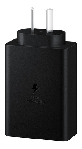 Cargador Samsung Original Trio 65w S24 S25 Ultra Sin Cable Negro