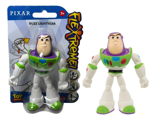 Mini Boneco Buzz Lightyear Flextreme Toy Story - Mattel