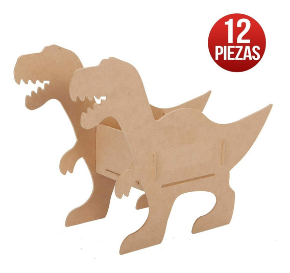 Dulcero Dinosaurio Rex Mdf Cumpleaños Fiesta Mylin 22cm 12pz | Envío gratis Dulcero Dinosaurio Rex Mdf Cumpleaños Fiesta Mylin 22cm 12pz | Envío gratis