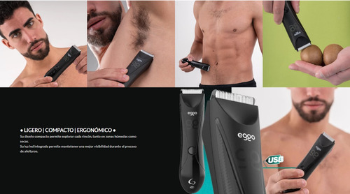 Cortadora de Cabello Depiladora Corporal GaMa Italy GT Eggo - Para ZonasIintimas