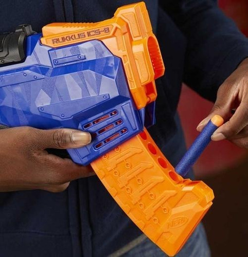 Lanzador Nerf Dardos N-strike Elite Rukkus Ics-8 Hasbro