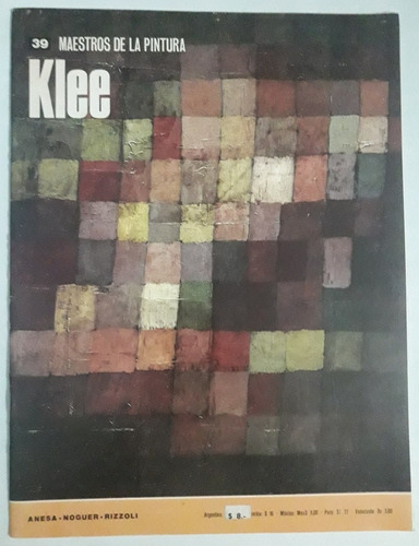 Maestros De La Pintura #39 Klee Año 1973