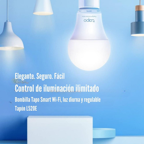 Gratis!!! Foco Tp-link Tapo L520e Smart Light Led Wi-fi Alex